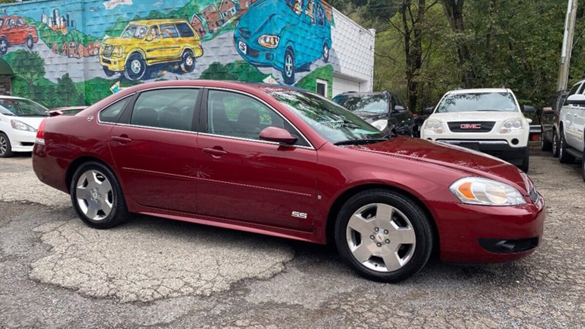 2009 Chevrolet Impala SS front right in red