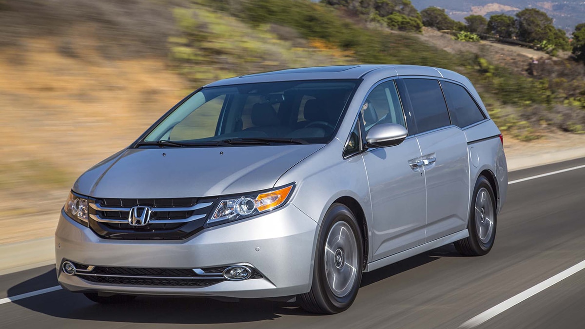 2017 Honda Odyssey front left in silver