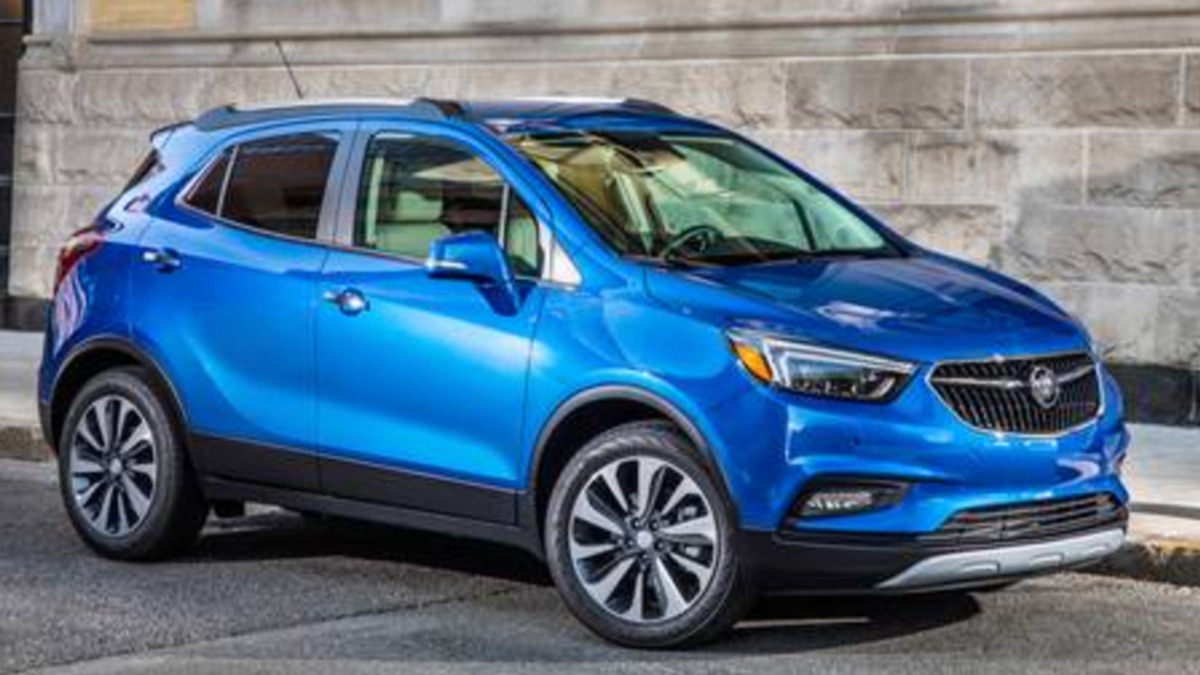 2019 Buick Encore Preferred front right in blue