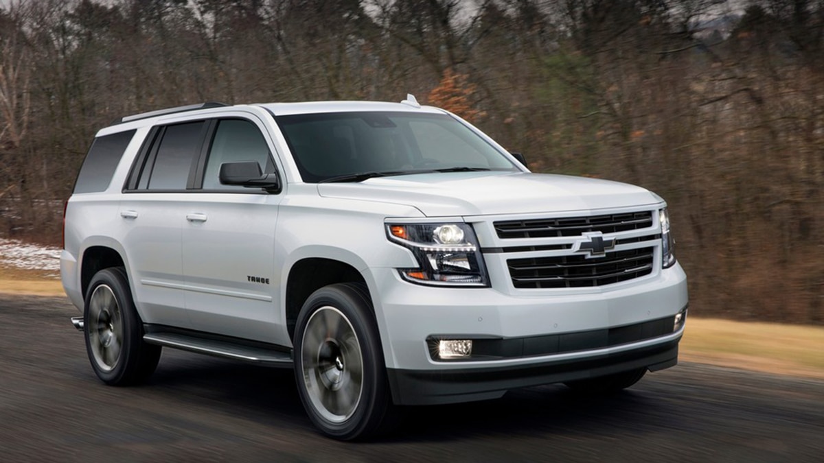 2019 Chevrolet Tahoe LT front right in white