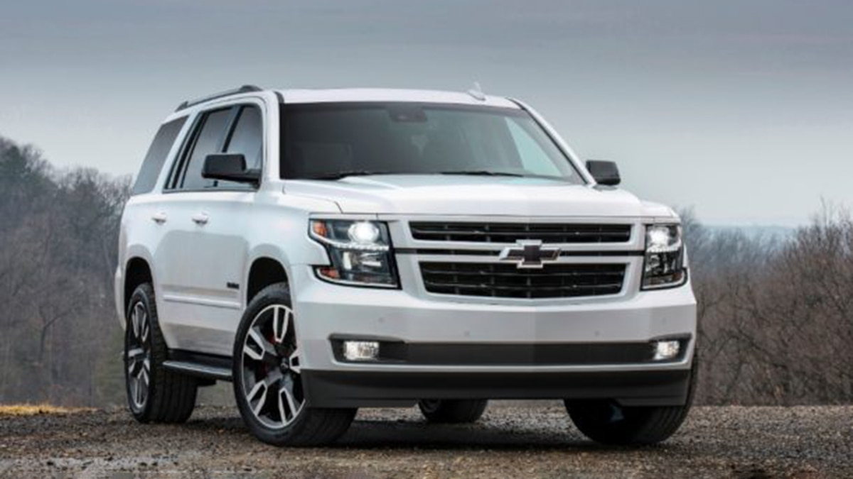 2019 Chevrolet Tahoe Premier front right in white
