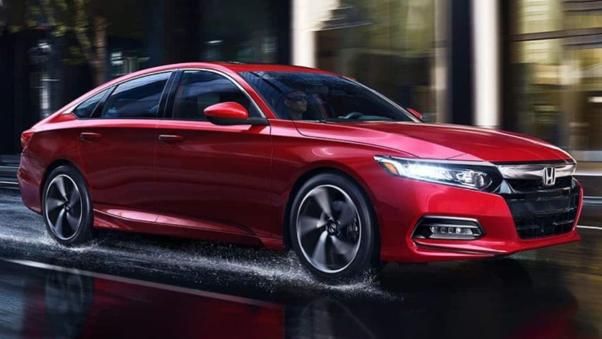 2019 Honda Accord Sport 2.0T front right in red