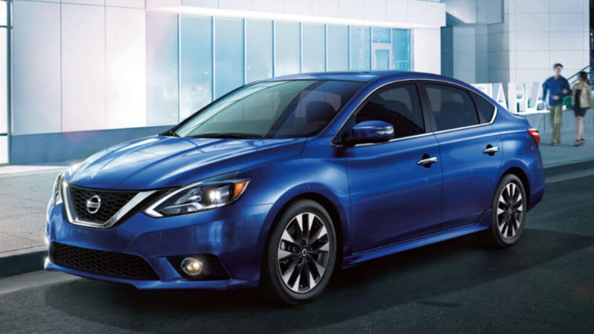 2019 Nissan Sentra S front left in blue