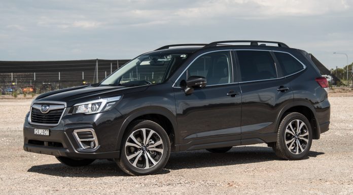 2019 Subaru Forester 2.5i Limited profile in black
