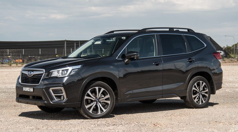 2019 Subaru Forester 2.5i Limited profile in black