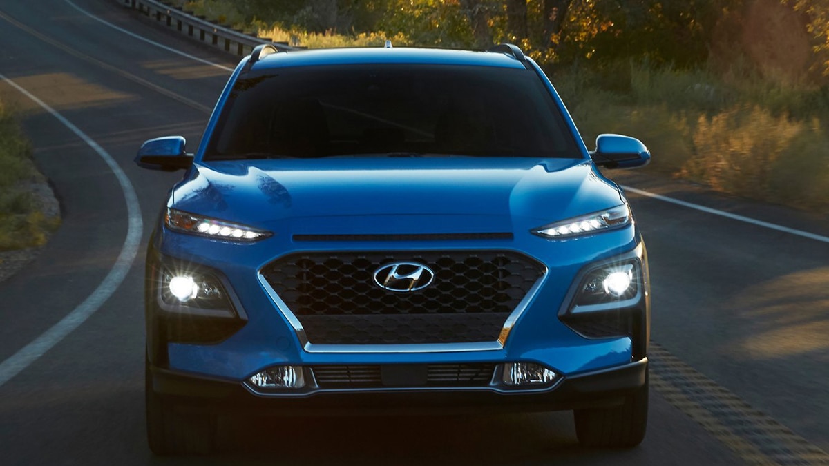 2021 Hyundai Kona Limited in blue