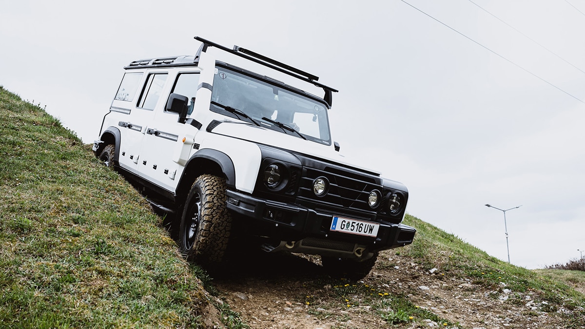 Ineos Gernadier Off-Roading