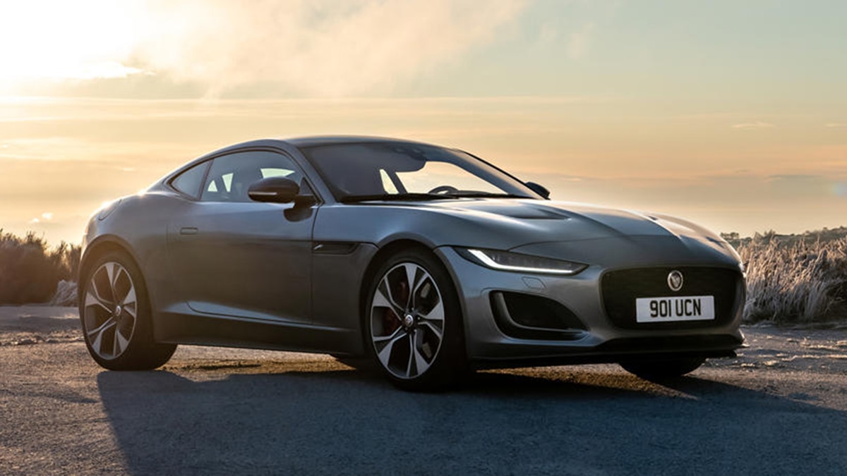 2023 Jaguar F-Type P450 R-Dynamic front right in silver