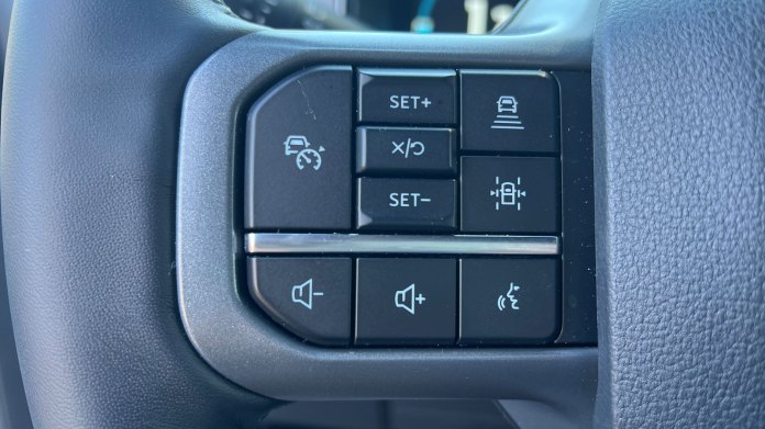 Cruise control in 2022 Ford F-150 Lariat