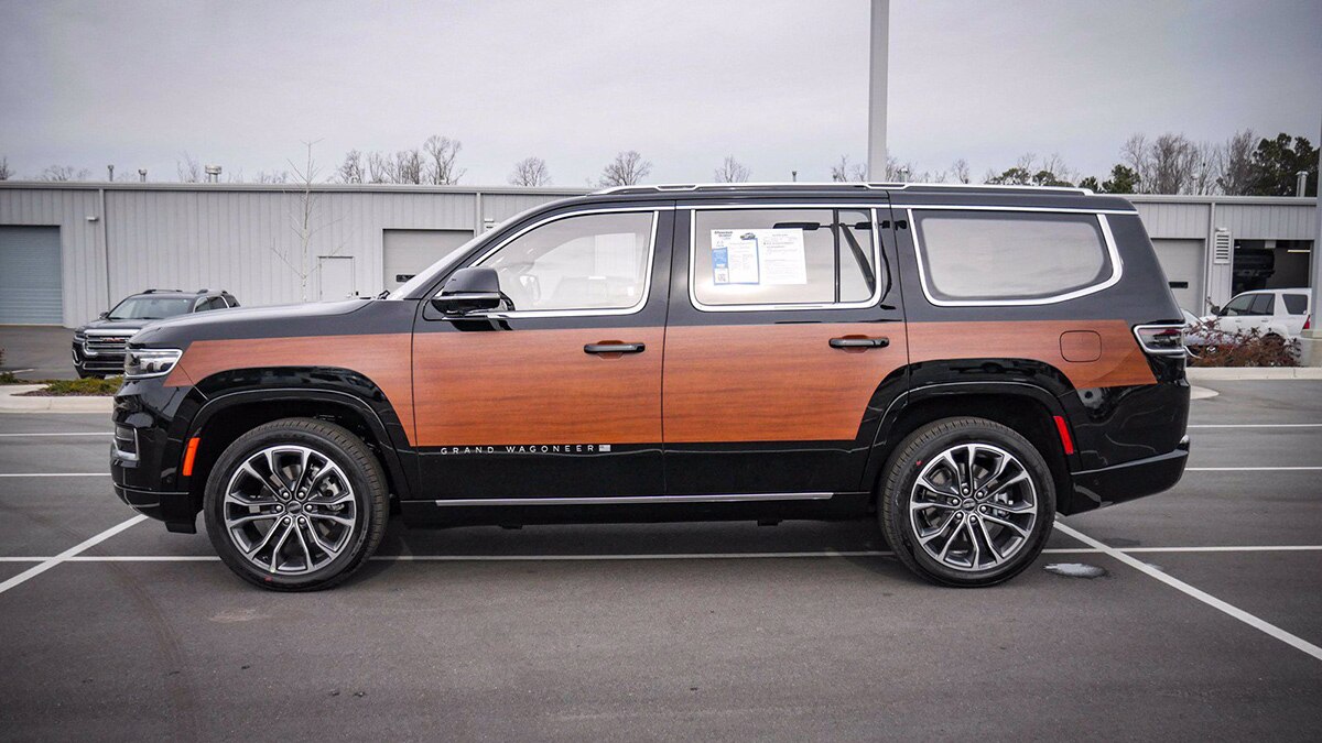 Someone Put Faux Wood on a New Jeep Grand Wagoneer Autotrader