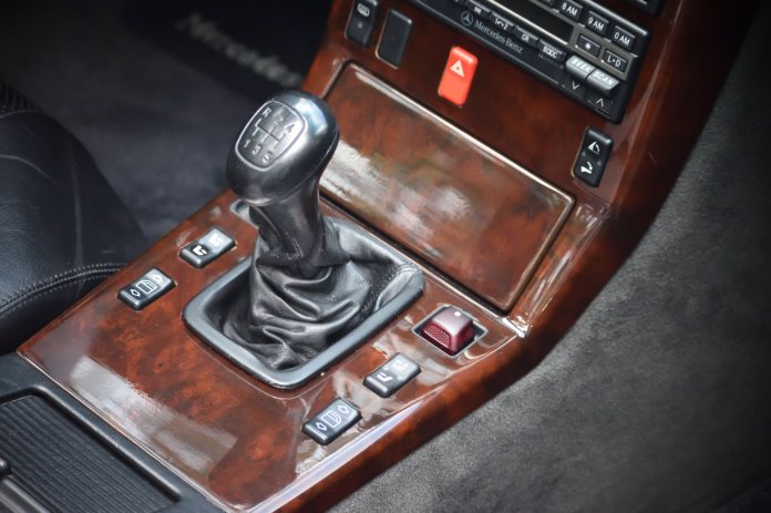 Mercedes-Benz 5-speed stick shift.