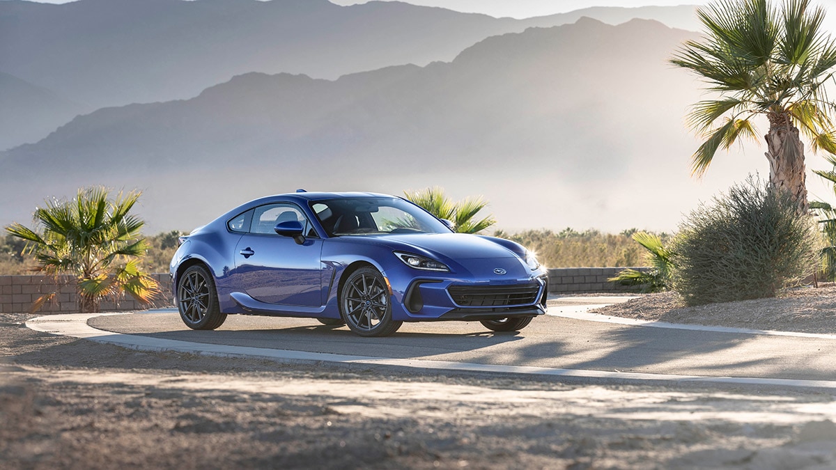 2023 Subaru BRZ Limited front right in blue