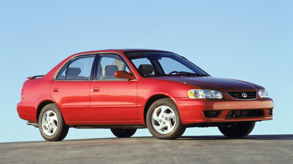 2006 Toyota Corolla in red.