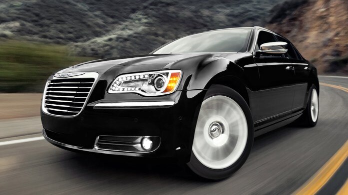 2014 Chrysler 300 in black.