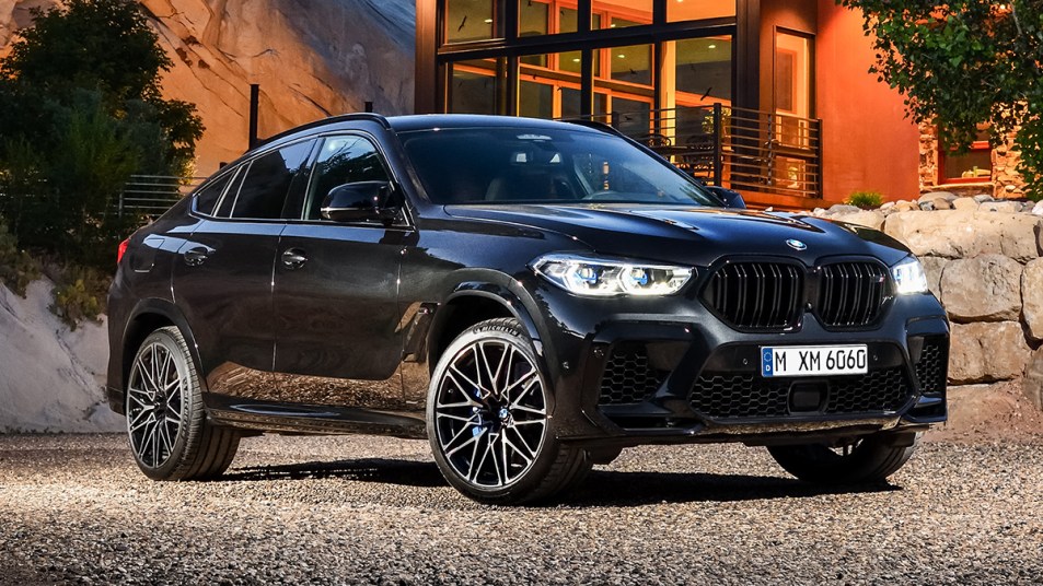 2023 BMW X6 M in black.