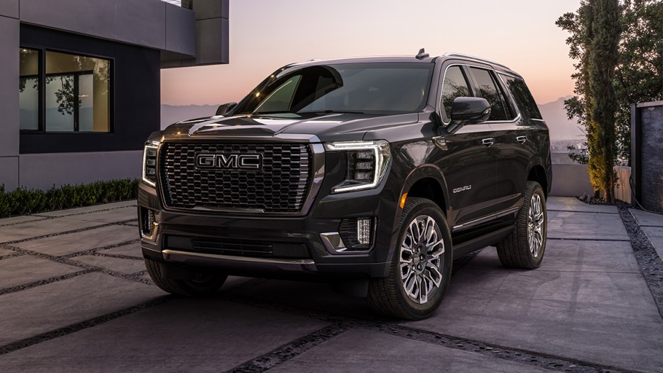 2023 GMC Yukon Denali Ultimate in brown.