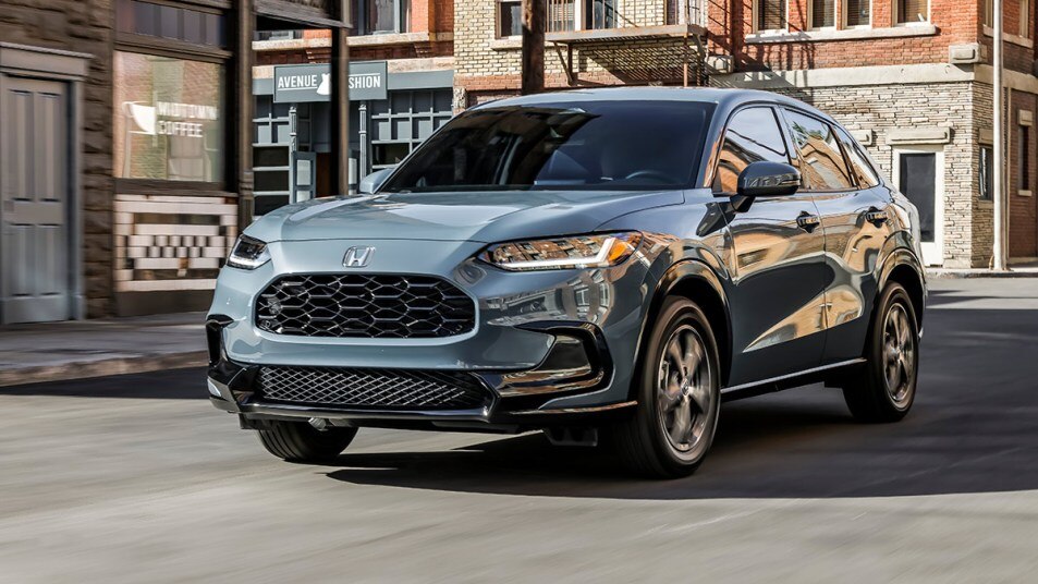 2023 Honda HR-V EX-L in gray.