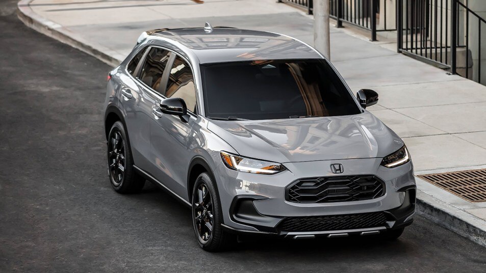 2023 Honda HR-V Sport in gray.