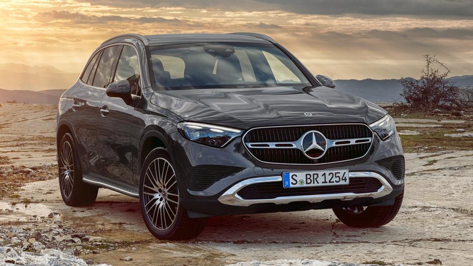 2023 Mercedes-Benz GLC 300 in charcoal gray.
