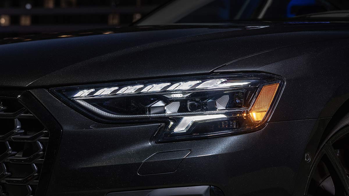 2023 Audi S8 headlight.