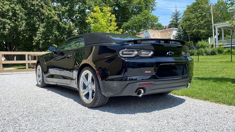Chevrolet Camaro SS Convertible After Compounding and Polishing the Paint