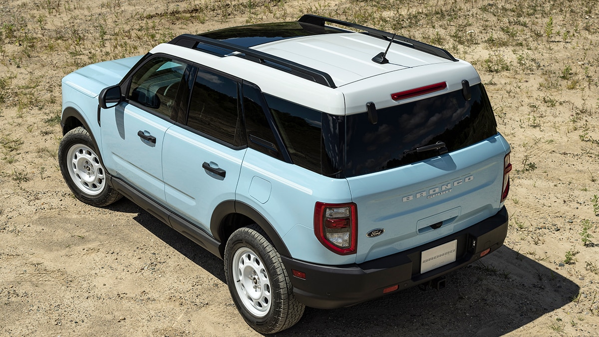2023 Bronco Sport Heritage Limited Edition roof
