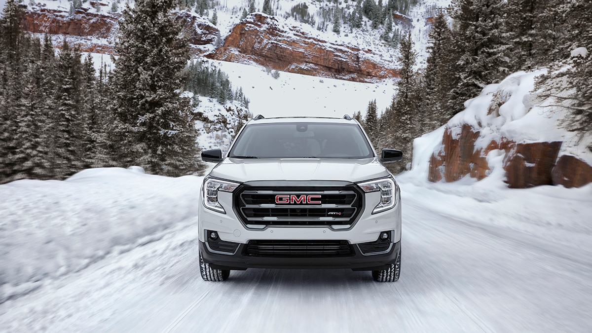 2023 GMC Terrain AT4 front in white