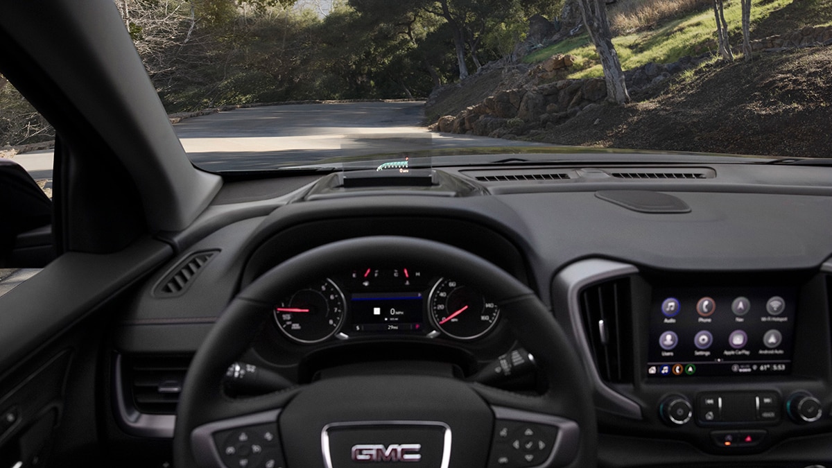 2023 GMC Terrain AT4 heads up display