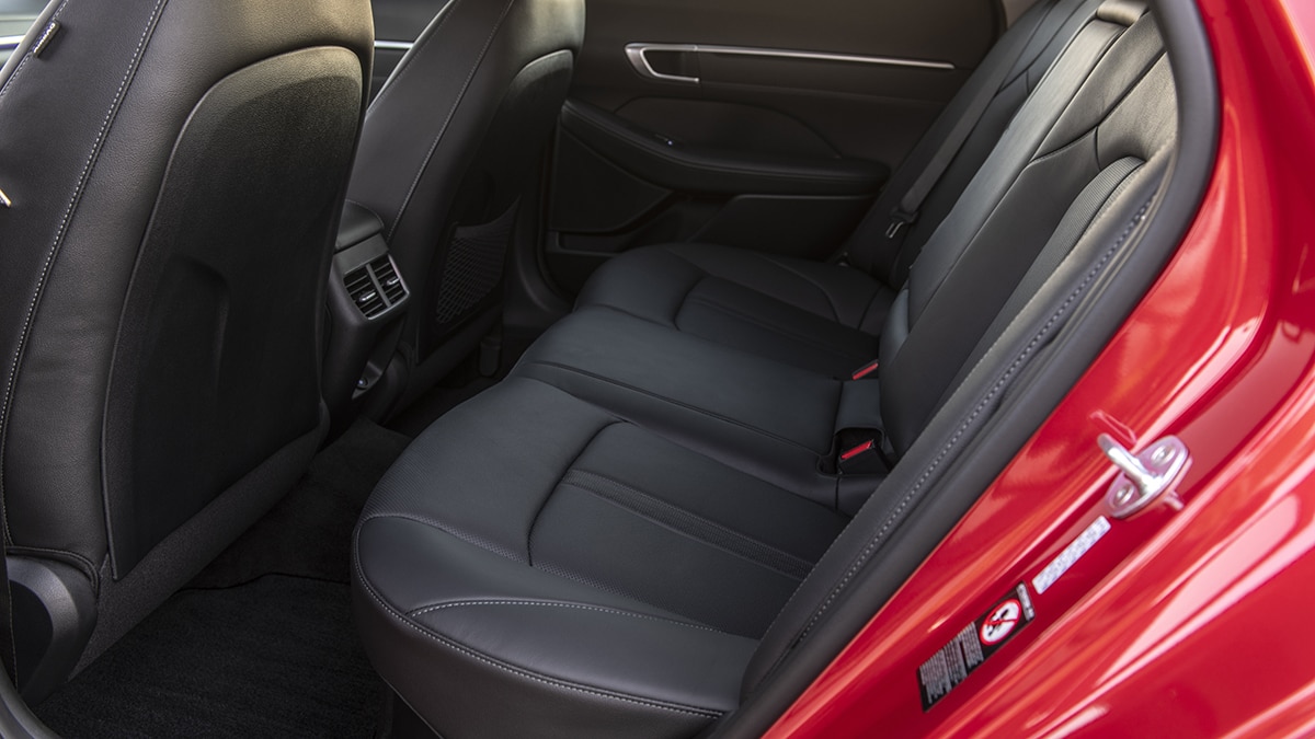 2023 Hyundai Sonata Hybrid rear seats