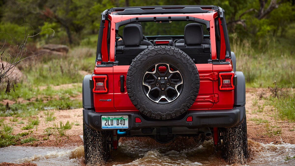 2023 Jeep Wrangler Unlimited 4xe rear