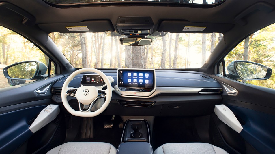 The interior of the 2023 Volkswagen ID.4