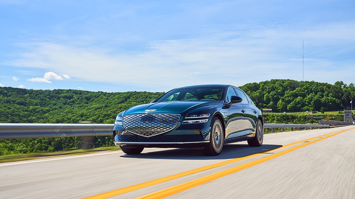 2023 Genesis Electrified G80 front left
