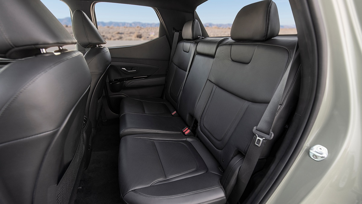 2023 Hyundai Santa Cruze rear seats