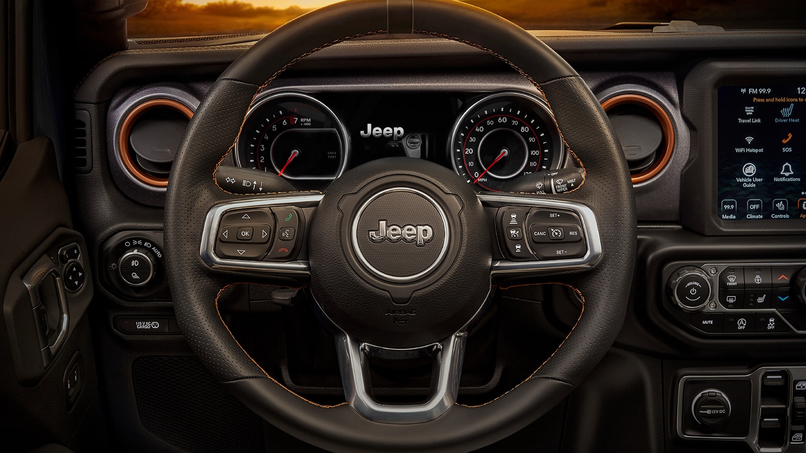 2023 Jeep Gladiator Mojave steering wheel