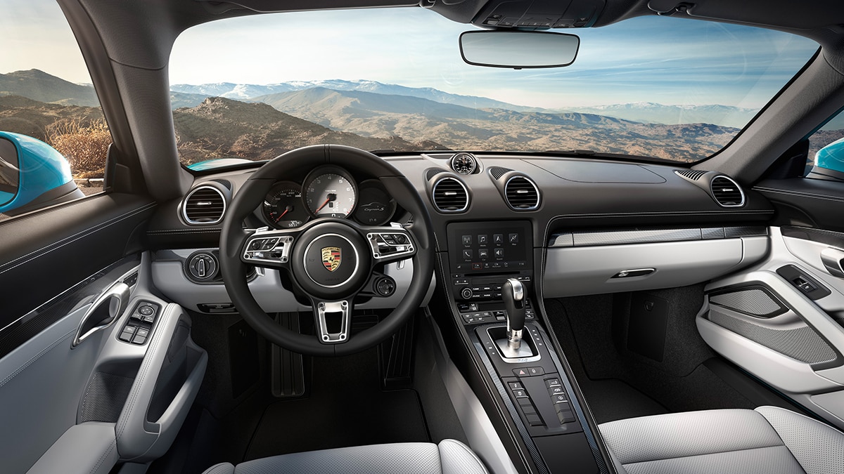 2023 Porsche 718 Cayman S front cabin