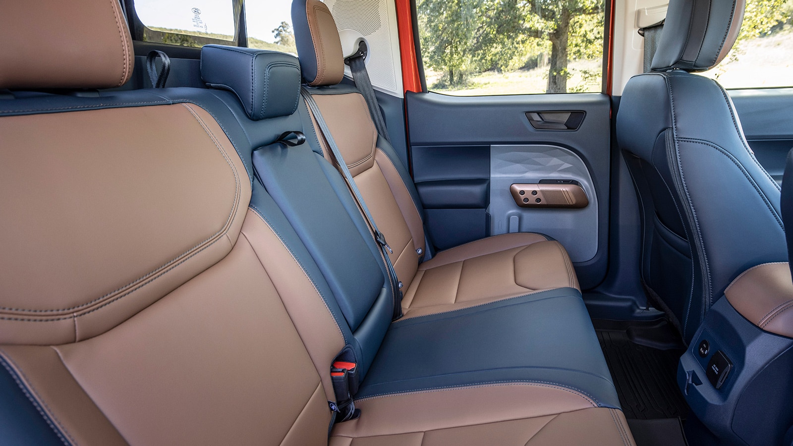 2023 Ford Maverick Lariat rear seats
