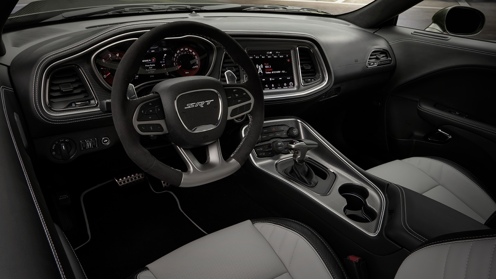 2023 Dodge Challenger SRT Hellcat Redeye Widebody Jailbreak front cabin