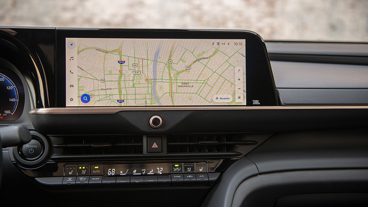 2023 Toyota Crown infotainment.