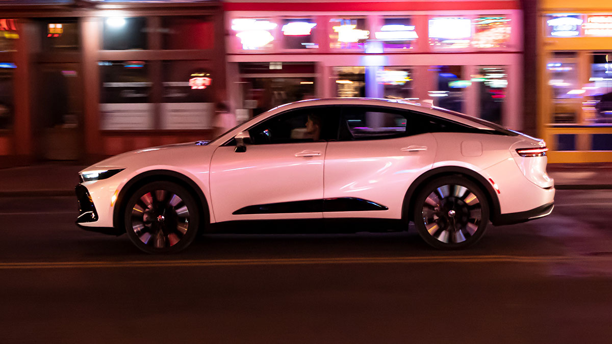 2023 Toyota Crown in white.