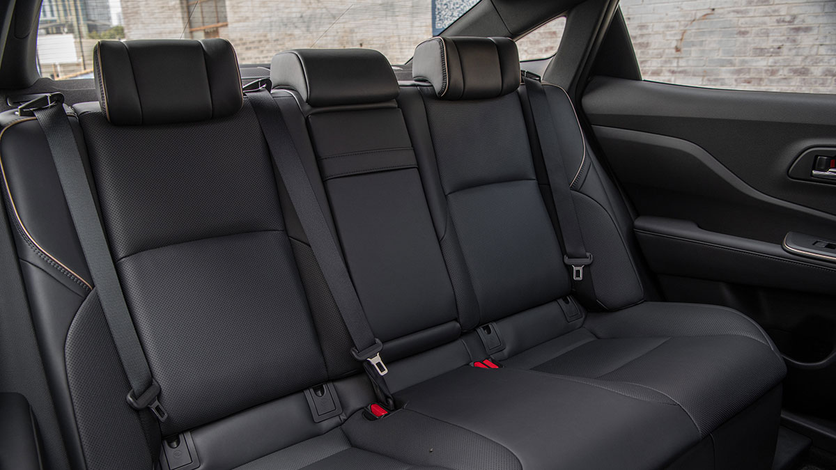 2023 Toyota Crown rear seats.