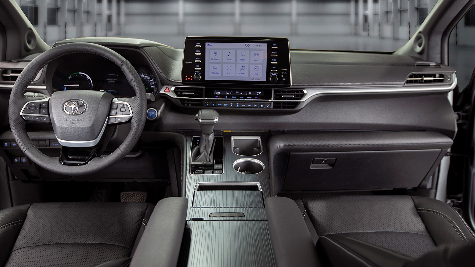 2023 Toyota Sienna 25th Anniversary Edition front cabin