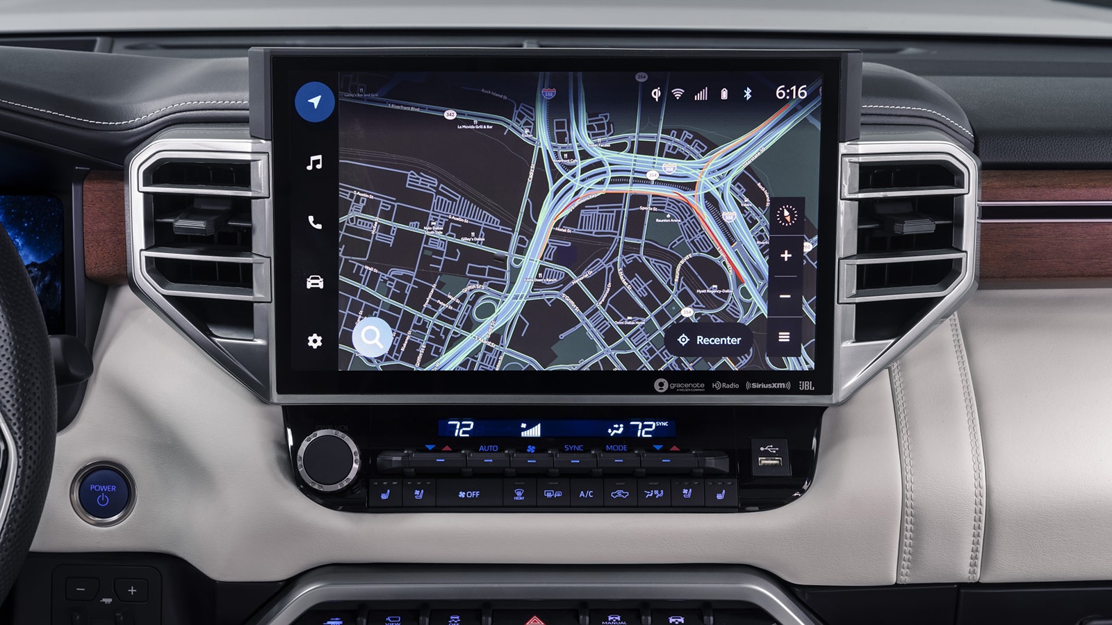 2023 Toyota Tundra Hybrid Capstone infotainment