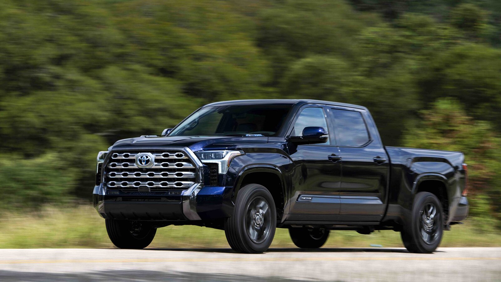 2023 Toyota Tundra Hybrid Platinum Blueprint Driving