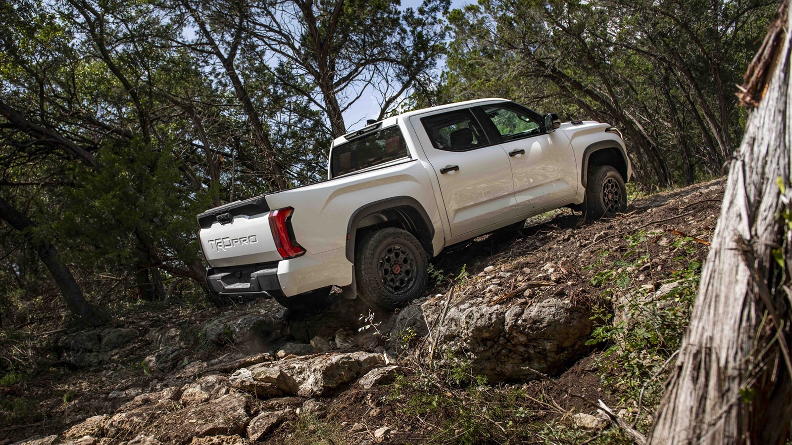 2023 Toyota Tundra Hybrid TRD Pro climbing hill