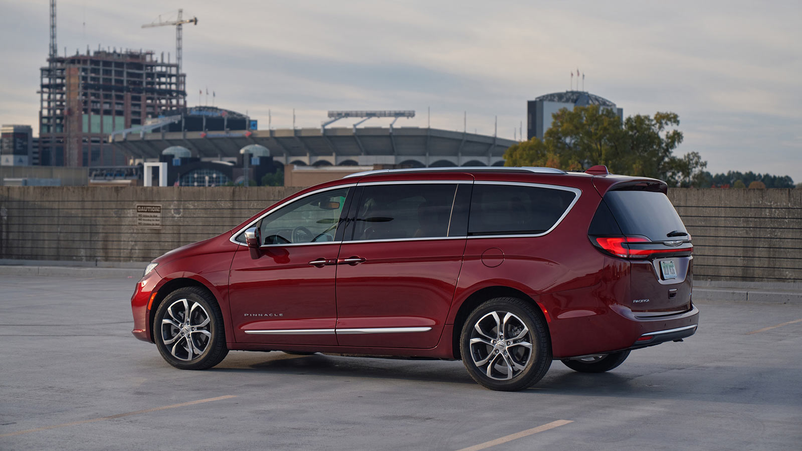 2023 Chrysler Pacifica Pinnacle rear left in red