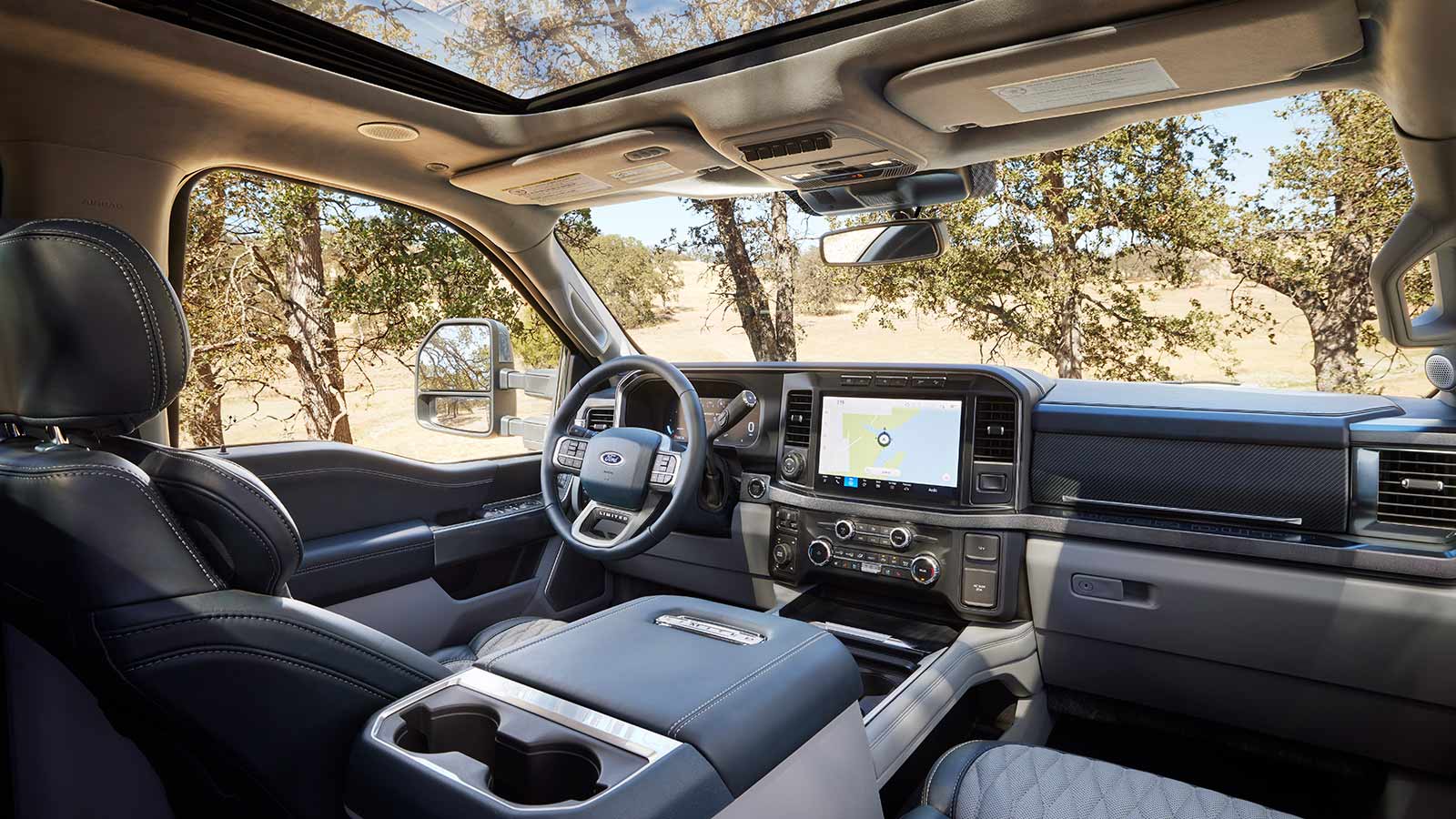 2023 Ford F-350 Limited front cabin
