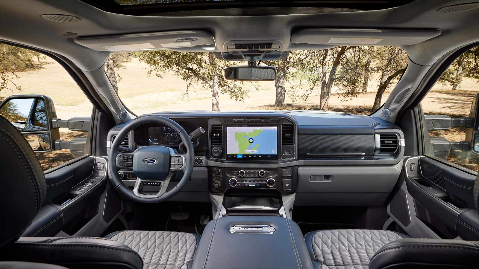 2023 Ford F-350 Limited front row