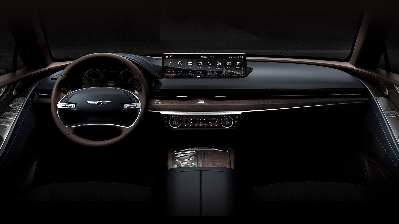 2023 Genesis G80 front cabin
