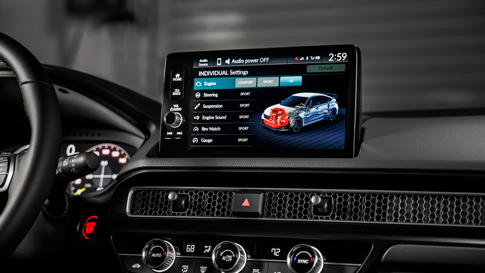 2023 Honda Civic Type R infotainment system