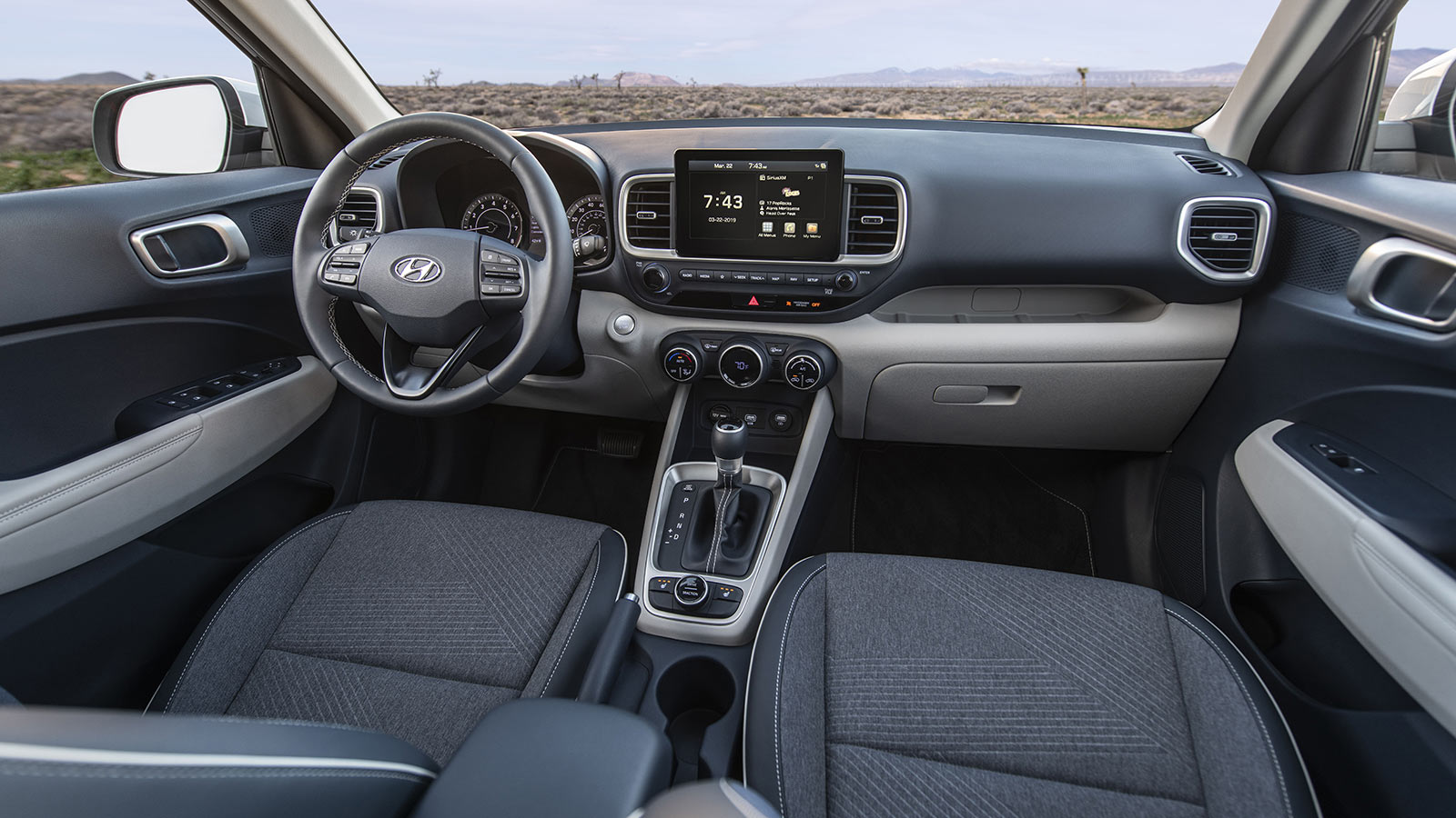 2023 Hyundai Venue front cabin